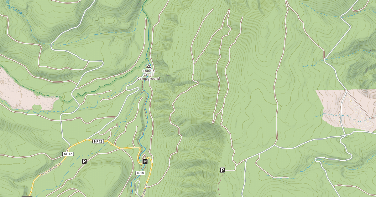 Map preview of USFS Motor Vehicle Use Map Roads {35C69C1F-1683-4355-9FDA-38AB79546B5B}