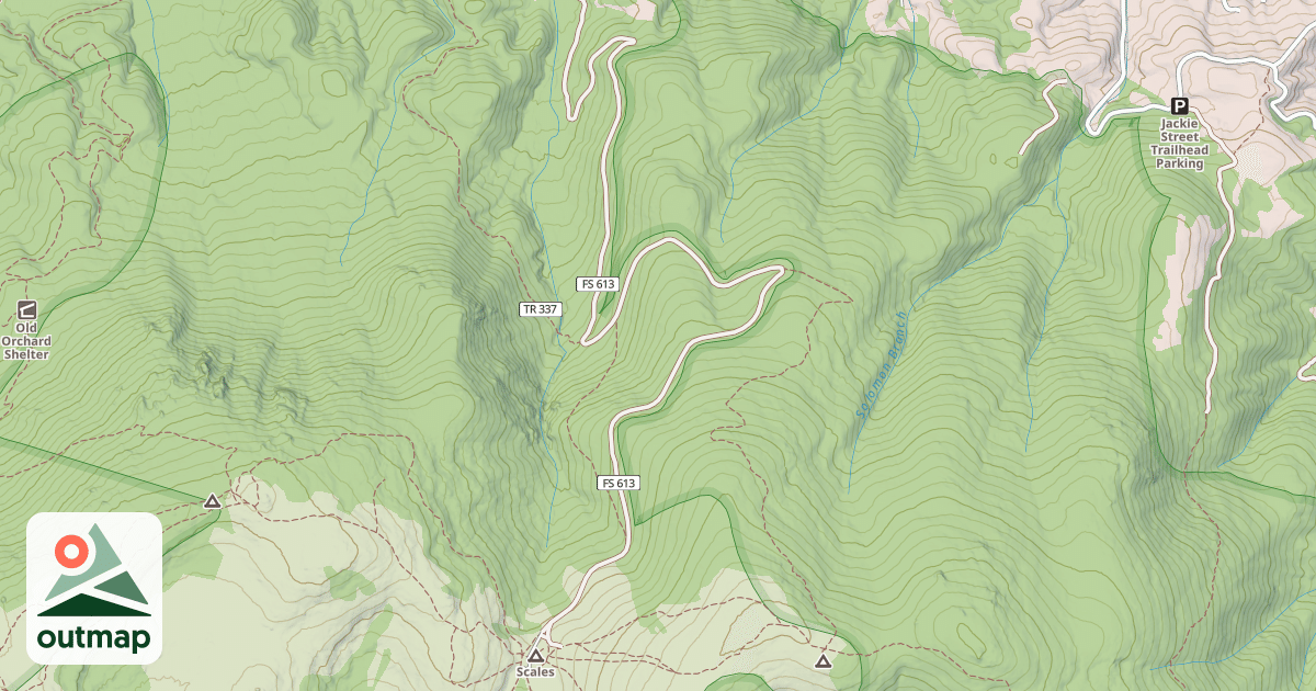Map of PINE MOUNTAIN