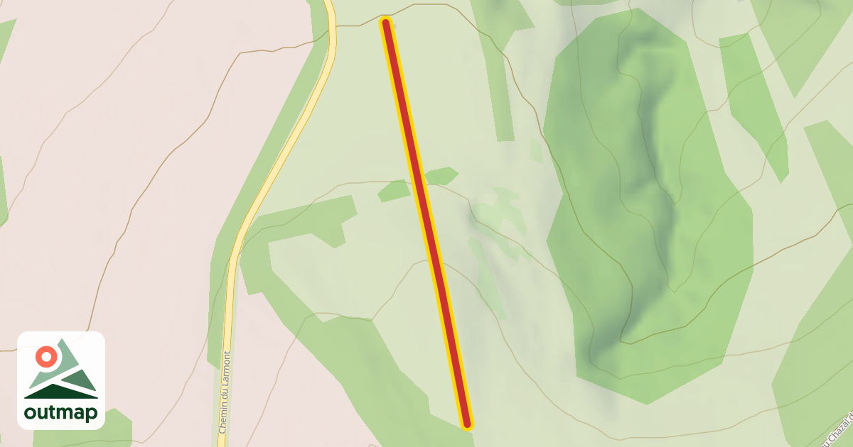 Map of Téléski Baby de l'Arcan