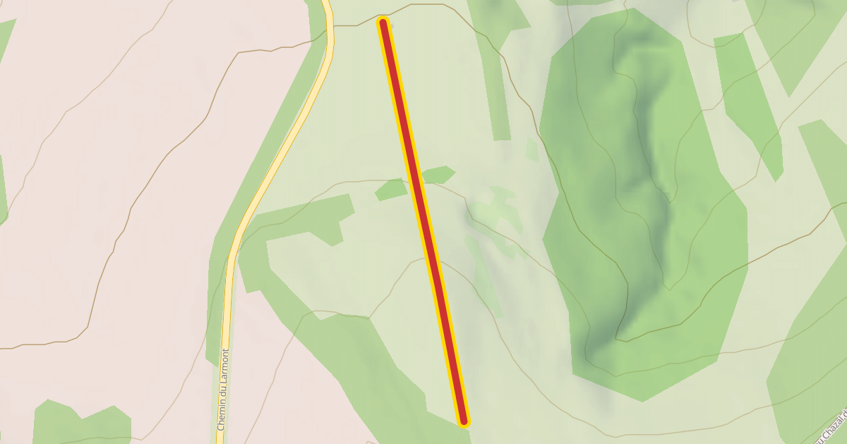 Map preview of Téléski Baby de l'Arcan
