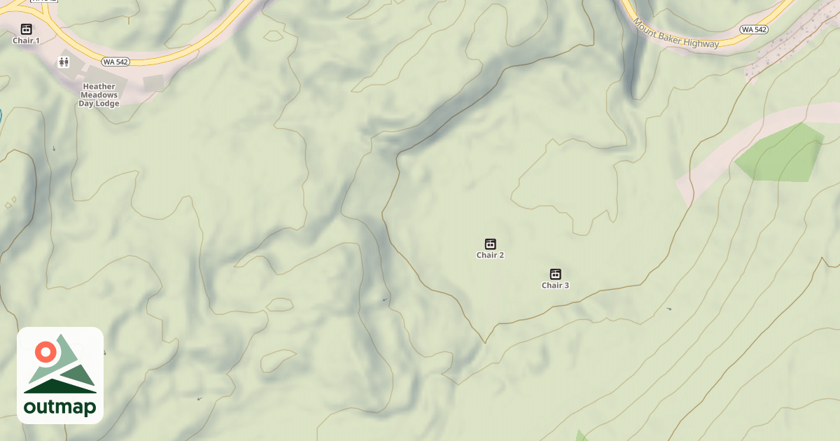 Map of HEATHER MEADOWS
