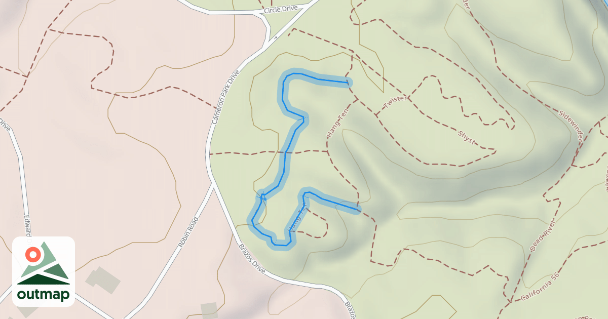 Map of Hang Ten