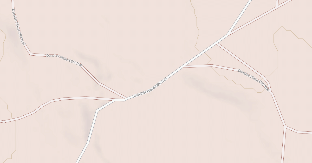 Map preview of Danaher Plains Trail