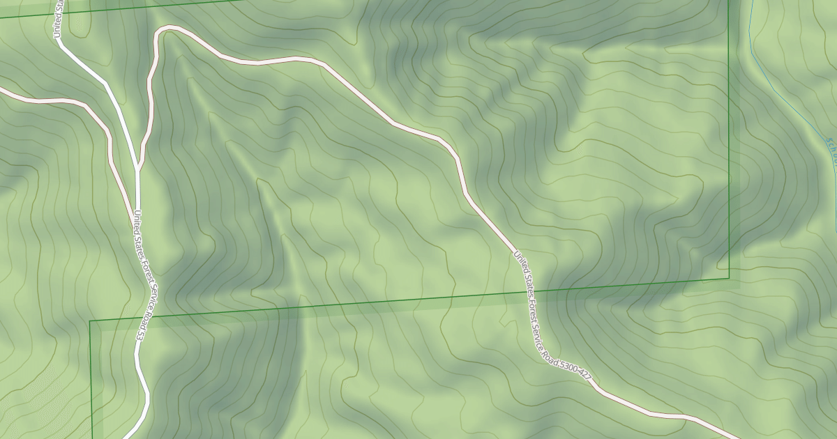 Map preview of USFS National Forest System Roads {ED91975C-5939-4F8B-9026-DDD30290C25D}