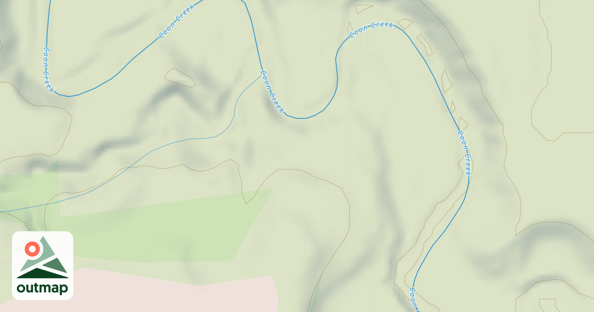 Map of Shady Oaks Native Prairie Adventure Trails