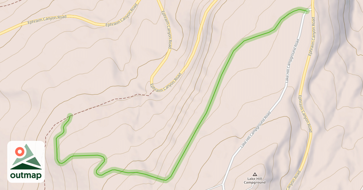 Map of Keebler Trail