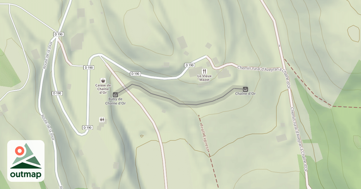 Map of Jontion Chaine d'or/Parking