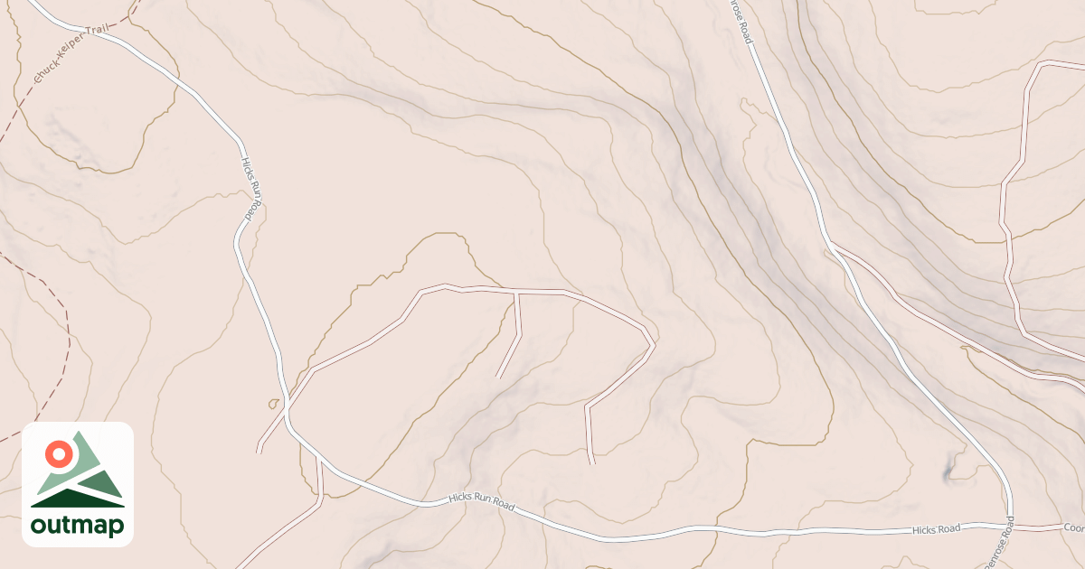 Map of Beech Creek Snowmobile Trails