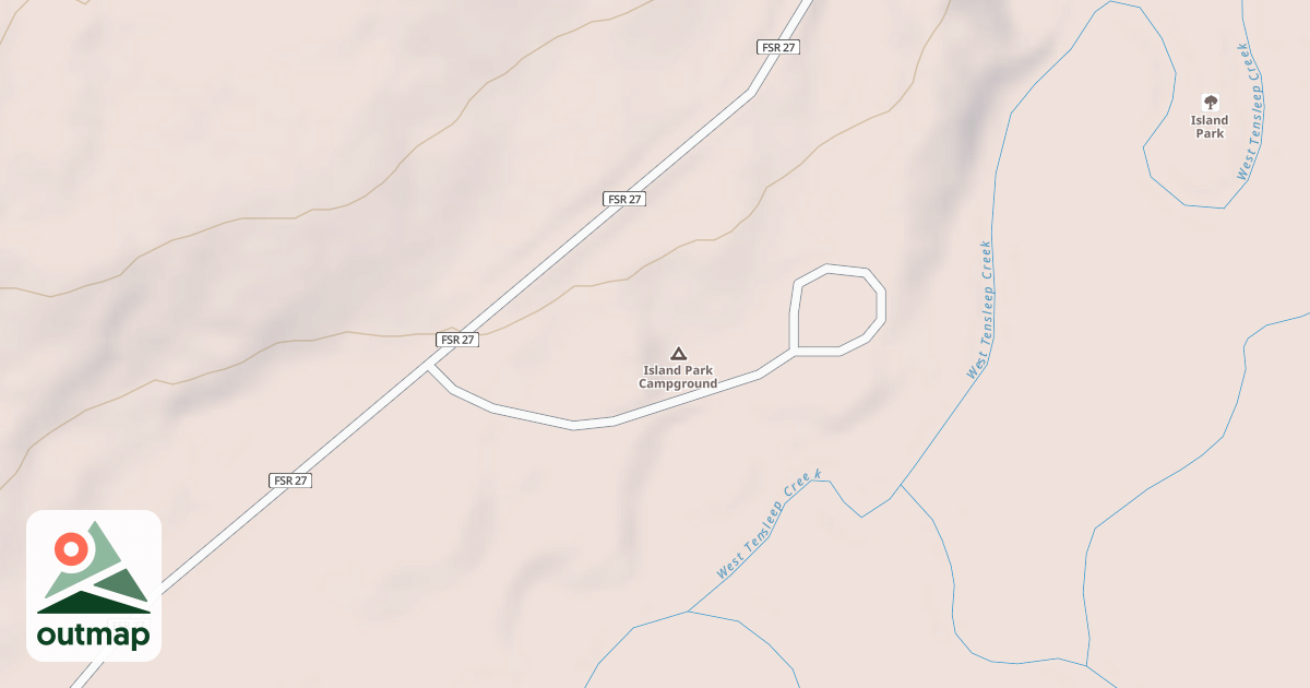 Map of ISLAND PARK C.G.