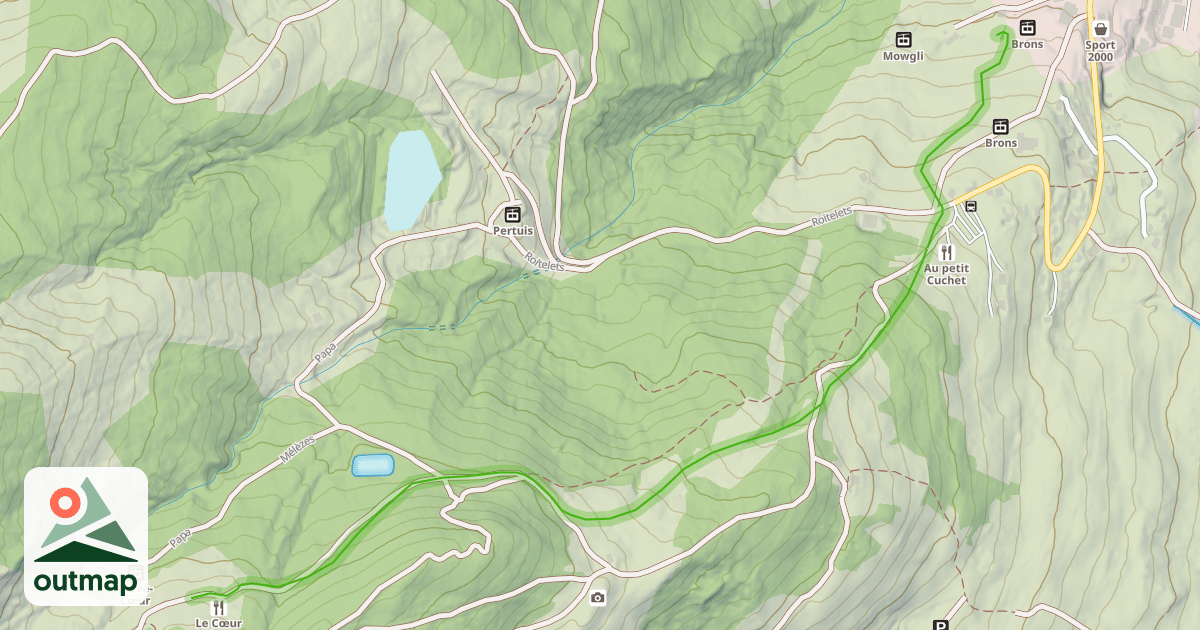 Map of Gentiane