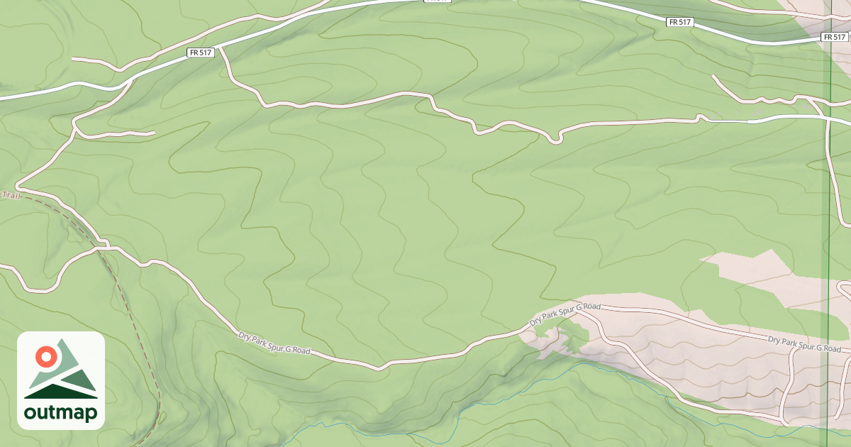 Map of DRY PARK SPUR G