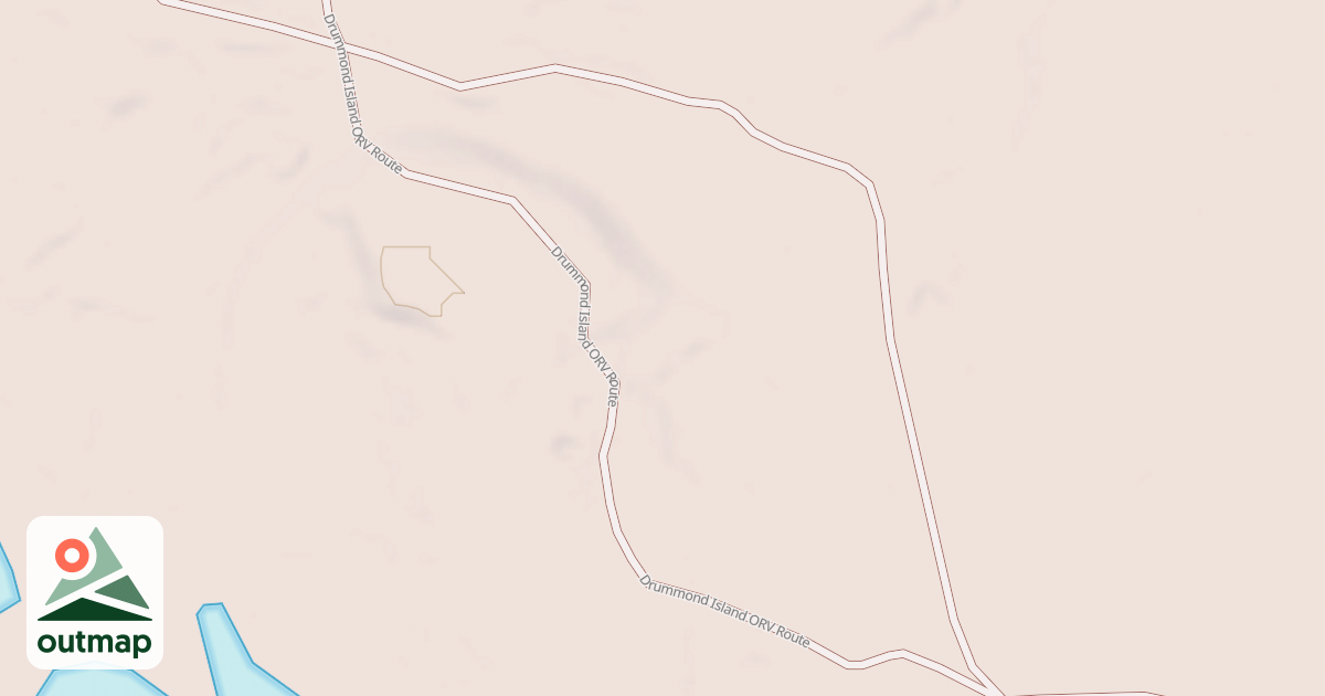 Map of Drummond Island Route