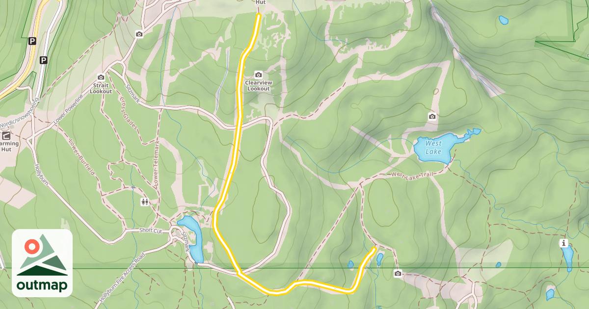 Map of Baden Powell Trail