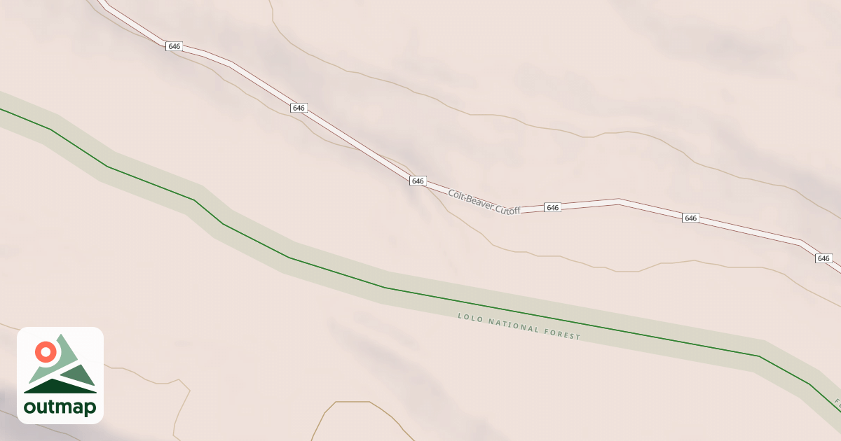 Map of BERTHA CREEK 1