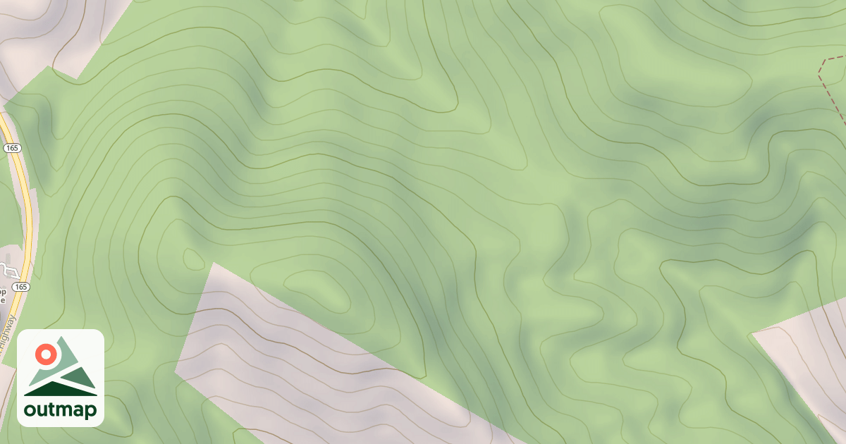 Map of Second Mace Spur