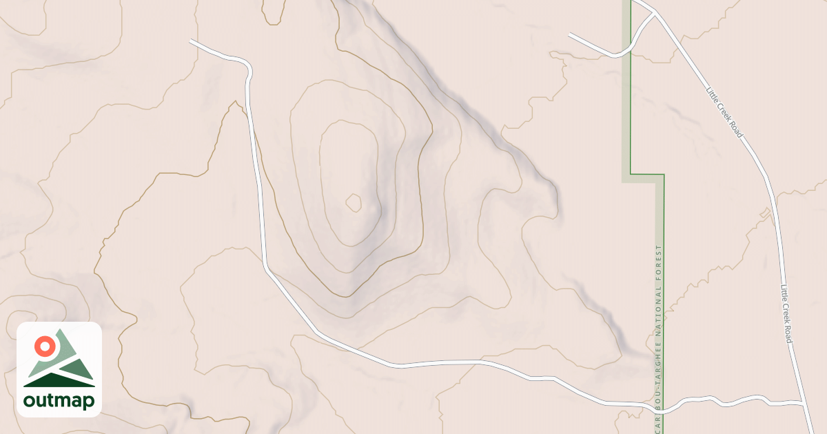 Map of SAW CREEK