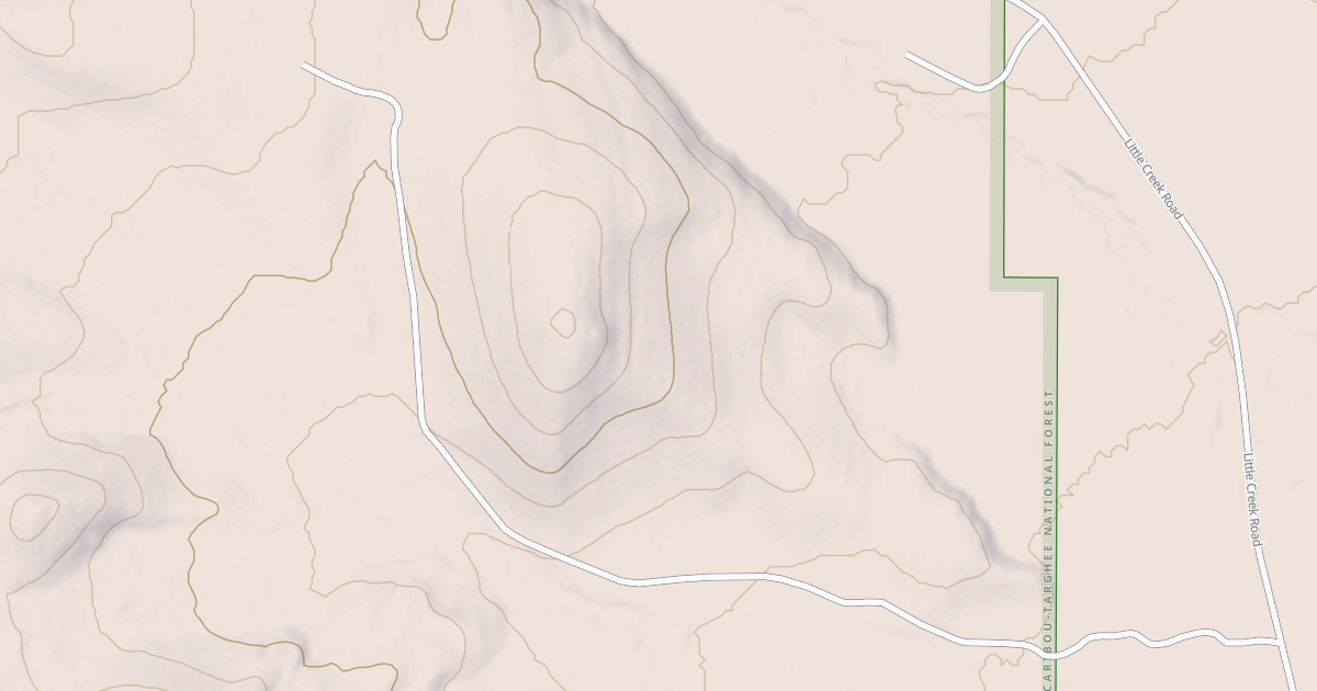 Map preview of SAW CREEK