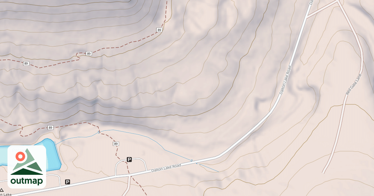 Map of DALTON LAKE