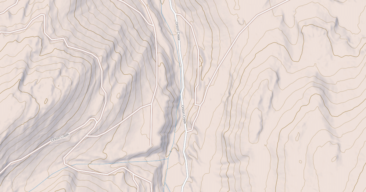 Map preview of LOTZE CREEK RD