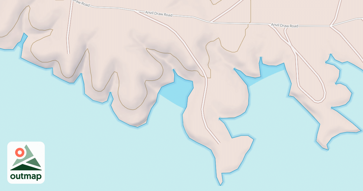 Map of ANVIL DRAW SPUR J