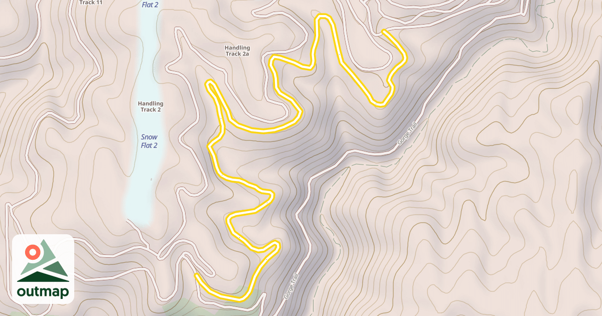 Map of Hanging Valley
