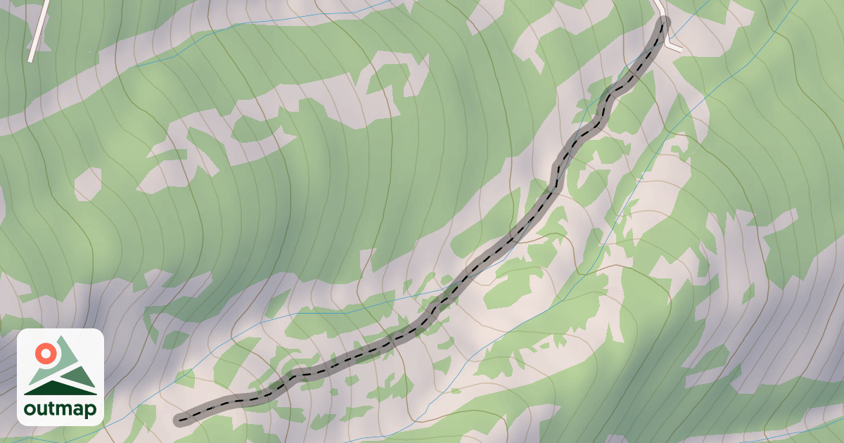Map of Middle Fork
