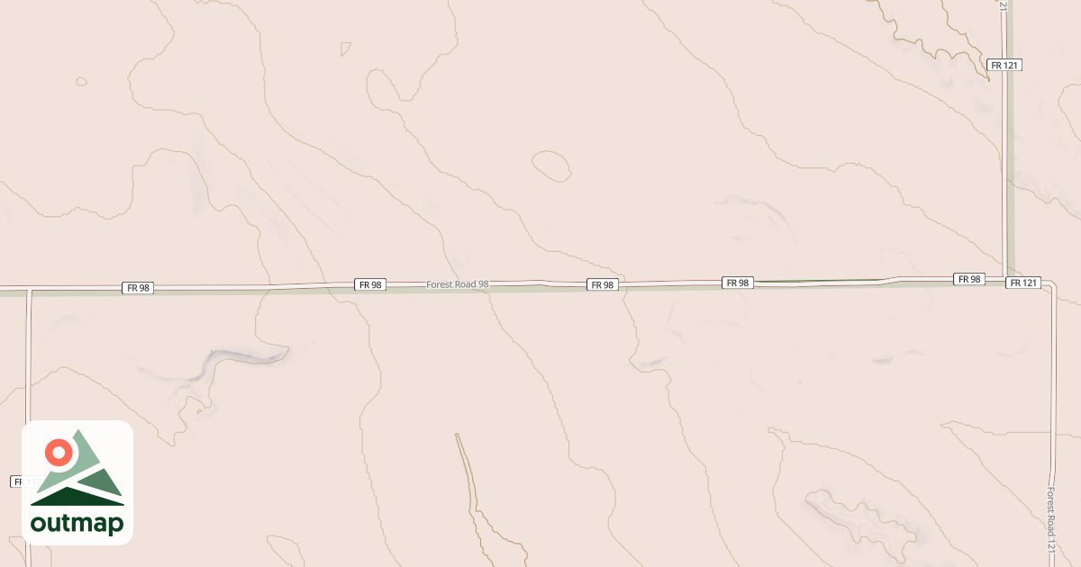 Map of ROAD 98