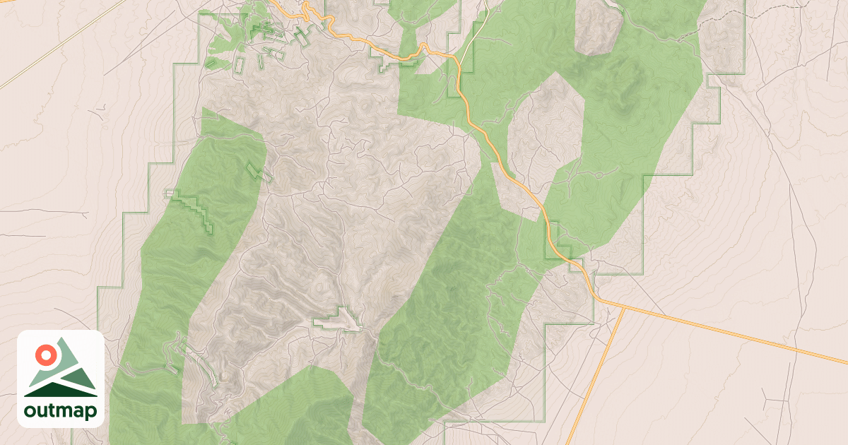 Map of AUSTIN - BIRCH CREEK