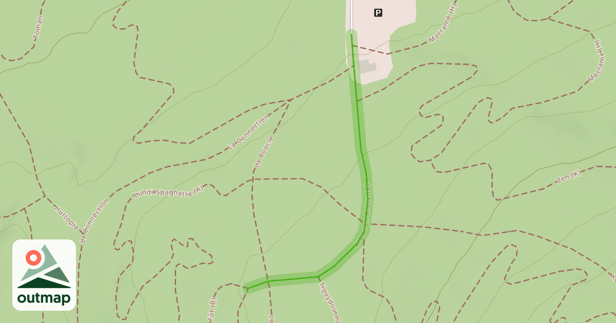 Map of Arbre en Arbre (B)