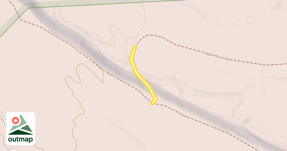 Map of Upper River Run