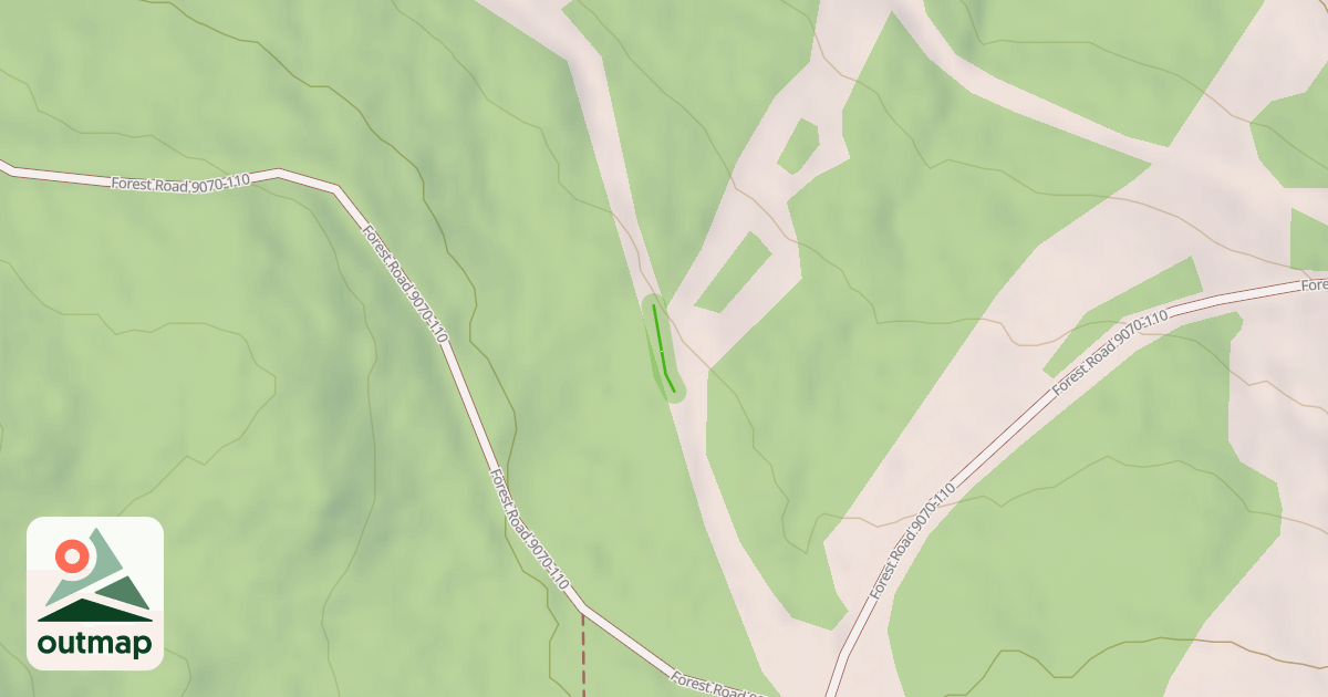 Map of Milwaukee Ridge