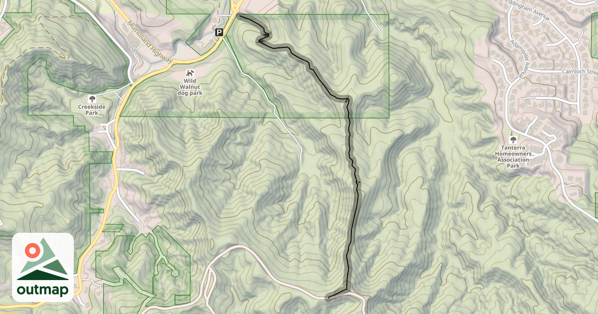 Map of Henry's Single Track