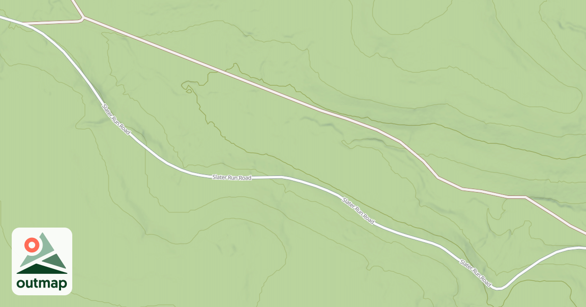 Map of SLATER RUN