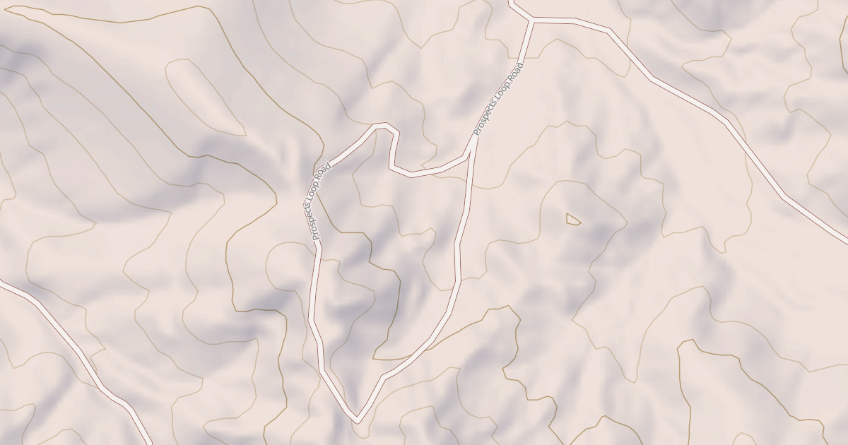 Map preview of PROSPECTS LOOP ROAD