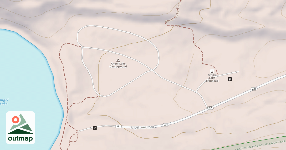 Map of ANGEL LAKE CG