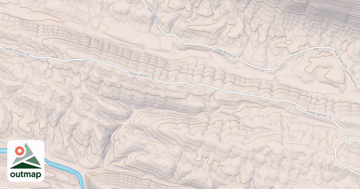 Map of BRUSHY