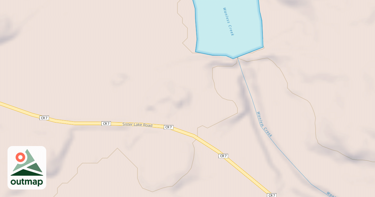 Map of DAM FIVE LAKE ACCESS