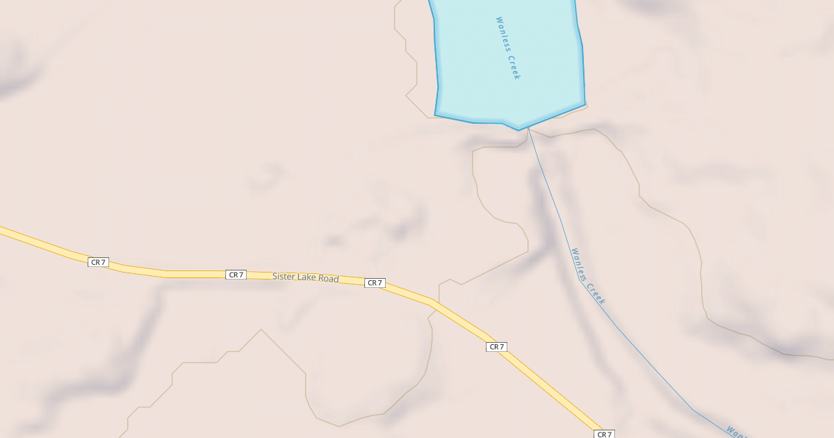 Map preview of DAM FIVE LAKE ACCESS