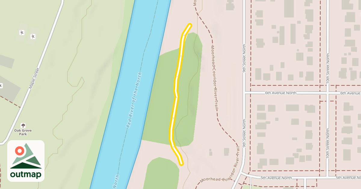 Map of Homestead Ski Trail