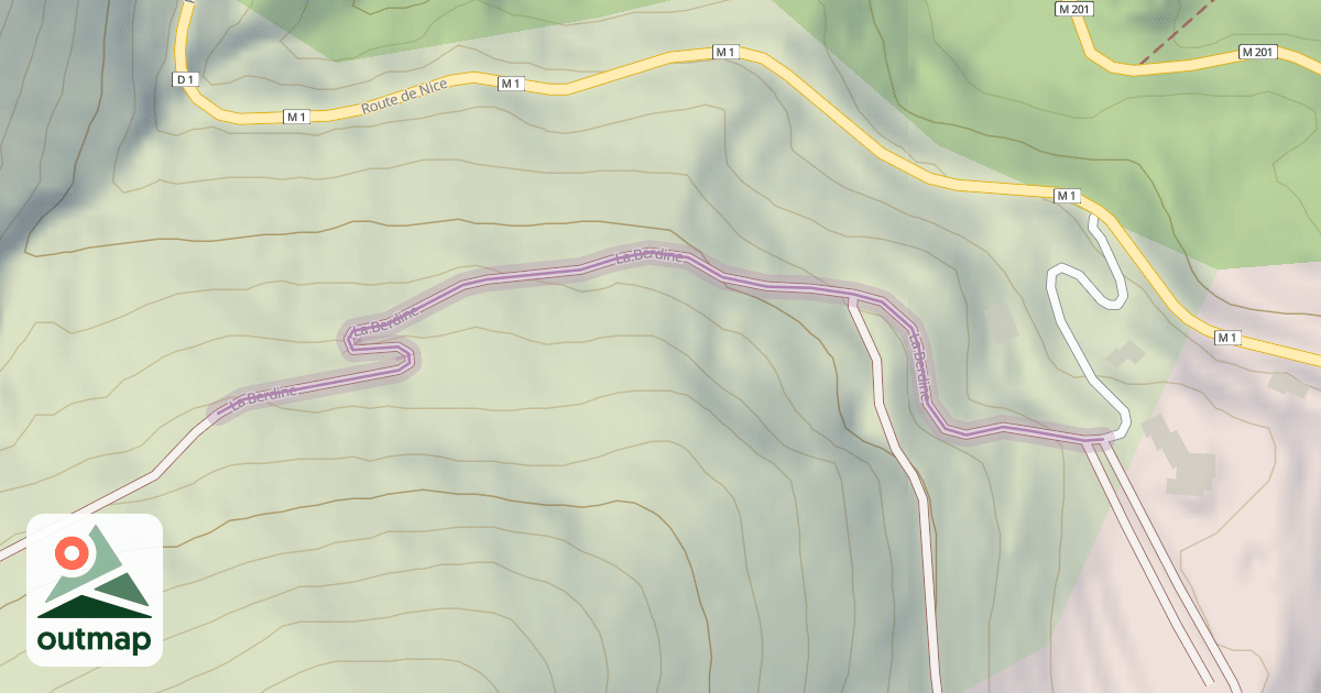 Map of La Berdine