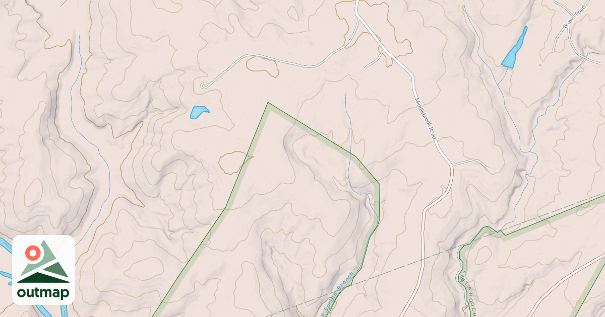 Map of MIDDLEBROOKS in Oconee