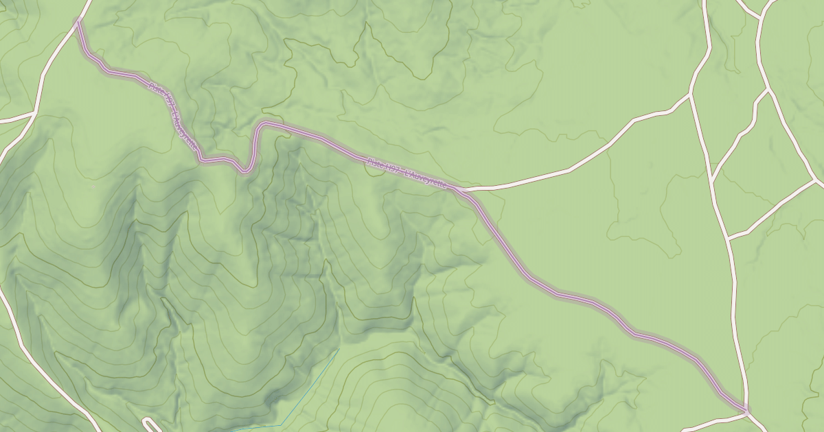 Map preview of Piste H97 - L'Auveyrette