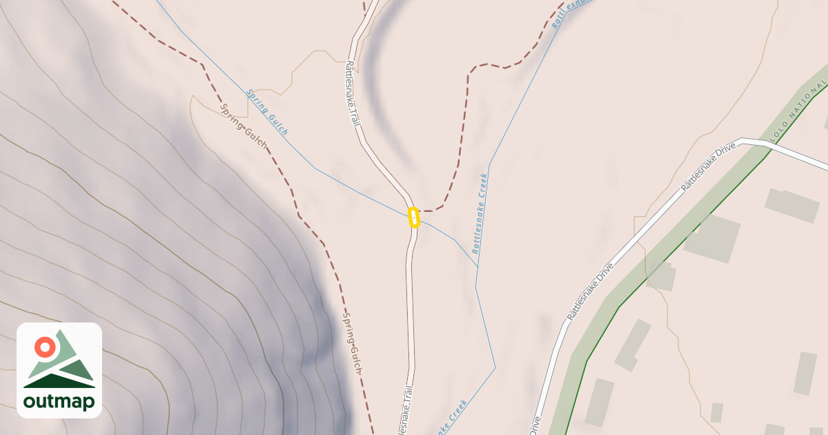 Map of Rattlesnake Trail