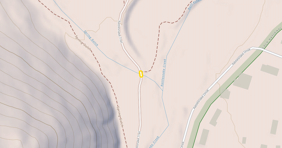 Map preview of Rattlesnake Trail