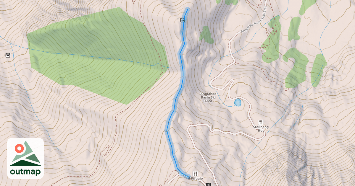 Map of Cornice Run