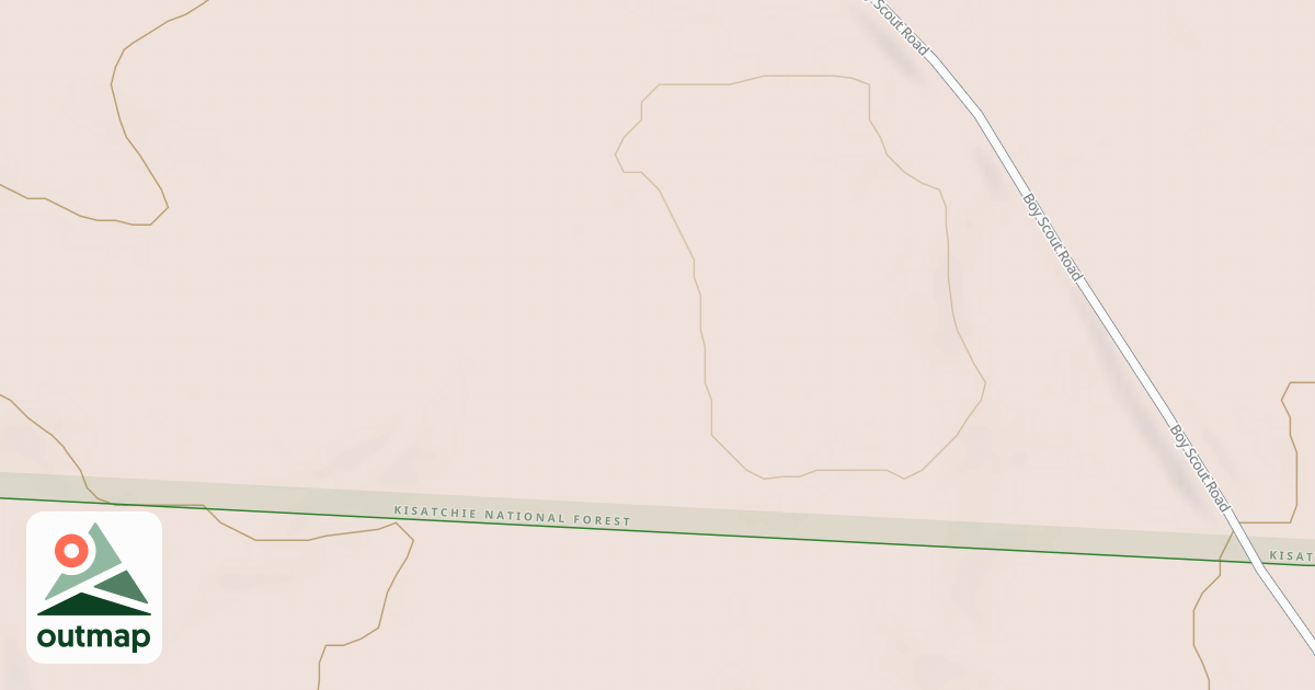 Map of USFS Motor Vehicle Use Map Roads {03CD14EE-F04A-4098-B86B-DD84E9A80C2C}