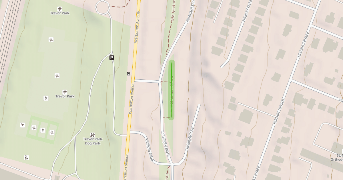 Map preview of Shonnard Row