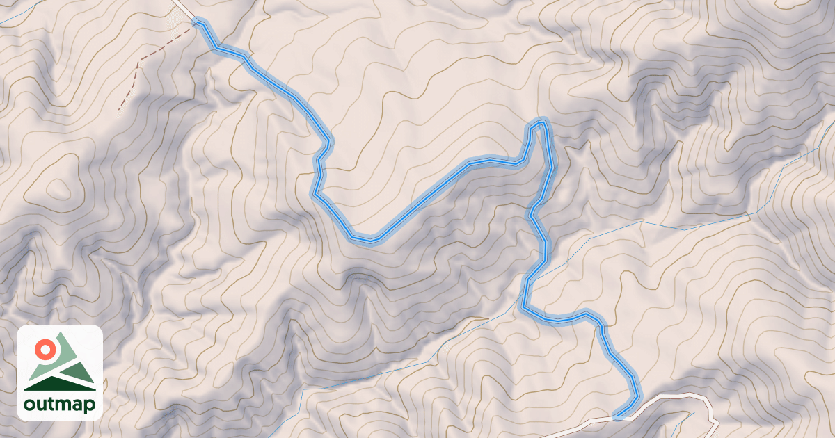Map of Forest Service Route 32S25A