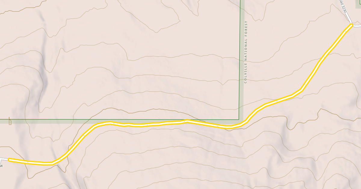 Map preview of National Forest Development Road 260