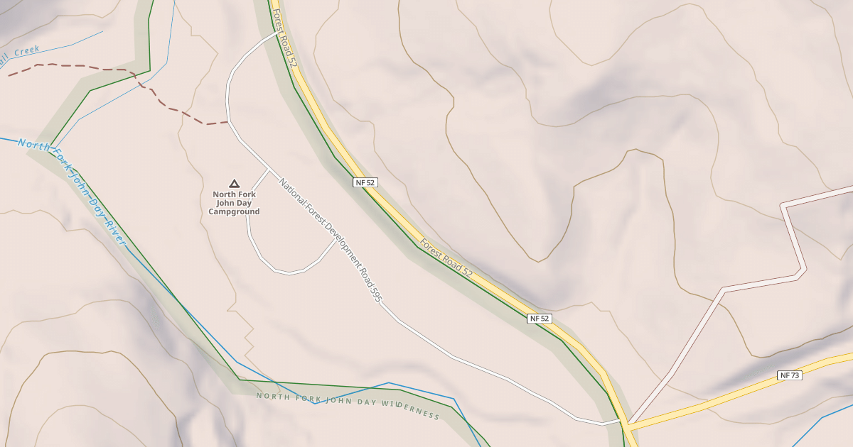 Map preview of NORTH FORK CG/TH